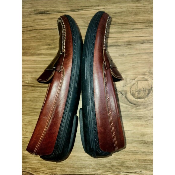Vernon Scott Menswear Brown Leather Penny Loafers Size 10 Medium. main image 4